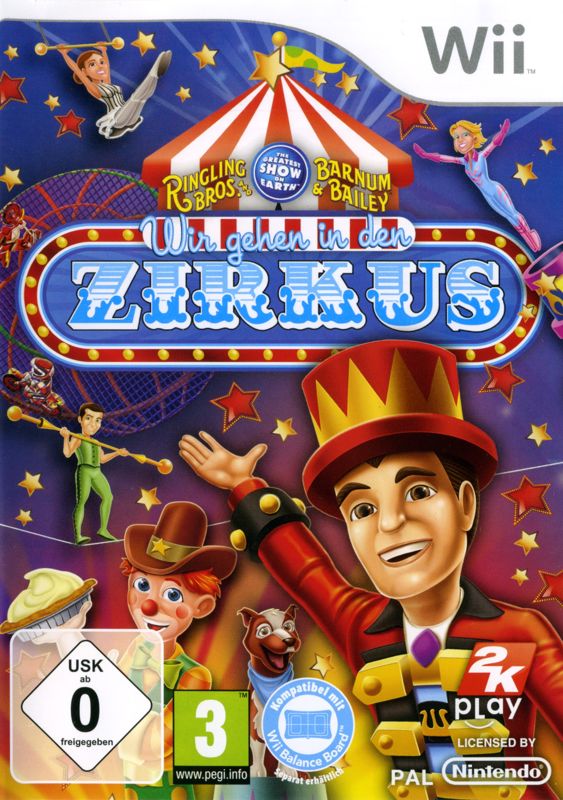 Circus box art for Wii